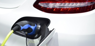 plug-in, car, automotive, white, tail light