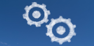 blue, sky, cloud, gears