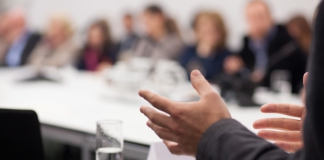 user group, presentation, hands, community