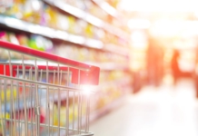 CPG, shopping, shopping cart, aisle