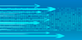 blue arrows, change