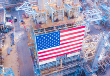 business, united states, economy, infrastructure, manufacturing, american flag