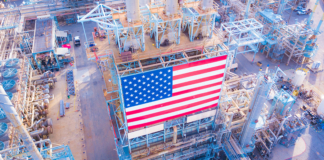 business, united states, economy, infrastructure, manufacturing, american flag