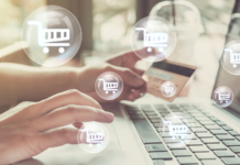 B2B, B2C, B2B2C, shift, laptop, computer, hands, consumer