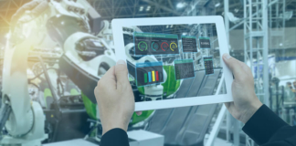 real-time information, tablet, shop floor, technology, robots