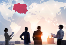 Poland, business, map