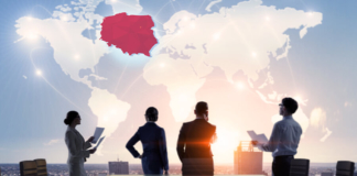 Poland, business, map