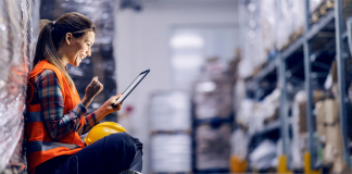 companies using ERP, worker