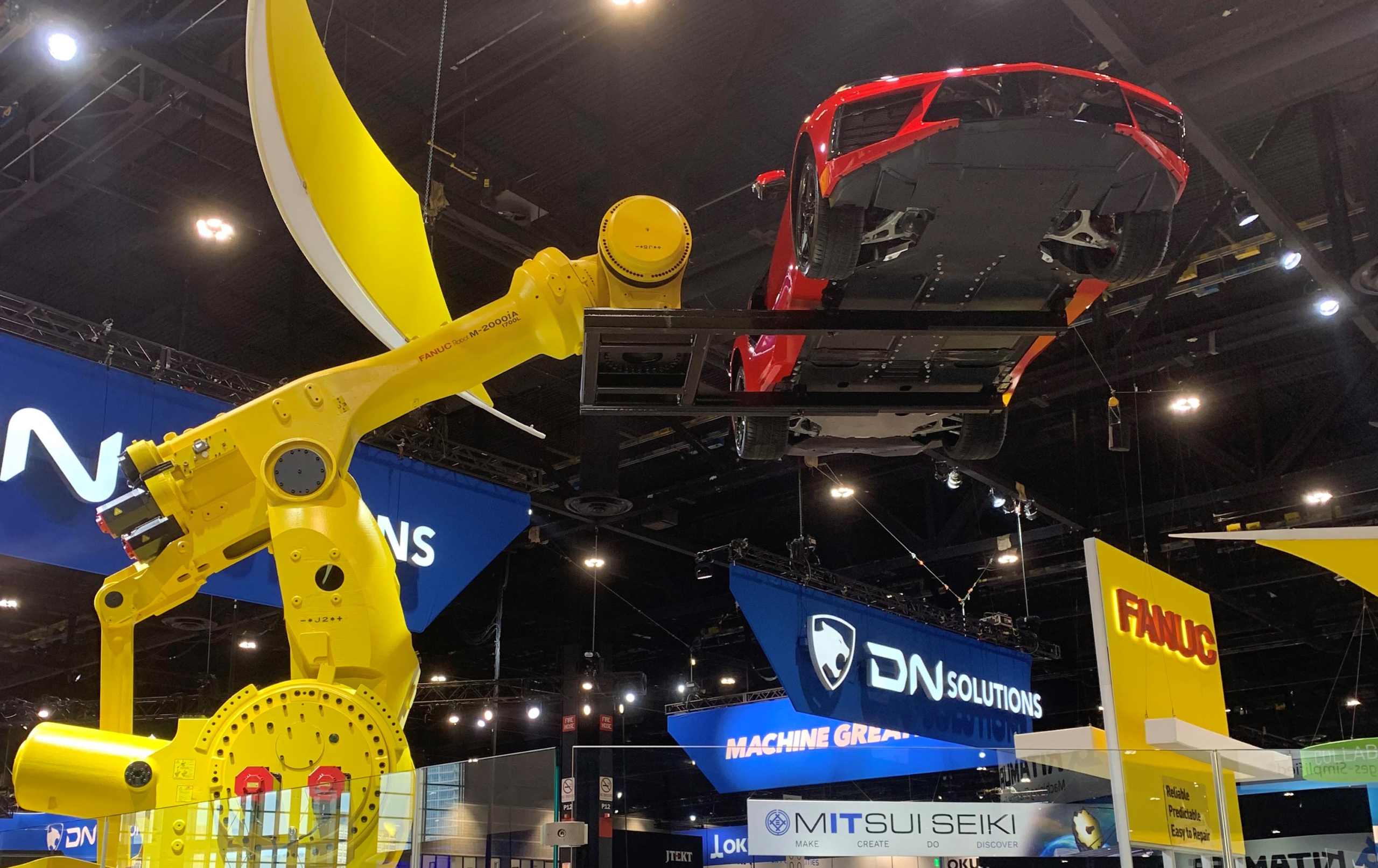 corvette, IMTS, manufacturing, robot