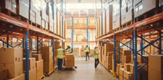parcel shipping solution, parcel shipping, warehouse