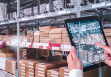 Recession-proof supply chains, tablet, warehouse