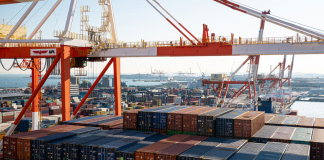 Tariffs, Trump tariffs, shipping yard