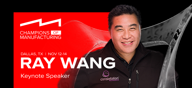 R "Ray" Wang, Champions of Manufacturing, Constellation Research