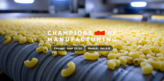 AI for food and beverage manufacturing, Champions of Manufacturing