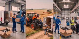 Aftermarket parts shipping, multi-carrier parcel shipping